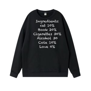 ingredient sweatshirt