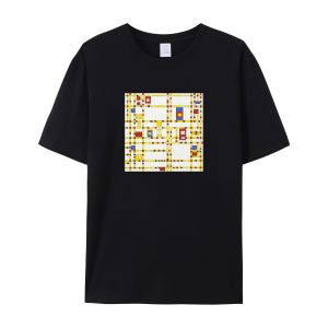 Piet Mondrian"Broadway Boogie Woogie"t-shirt