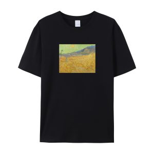 vincent van Gogh"Wheat Field with Reaper"t-shirt