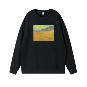 vincent van Gogh"Wheat Field with Reaper"sweatshirt