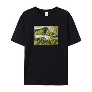 vincent van Gogh"Farmhouse with Two Figures"t-shirt