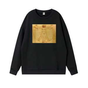 Leonardo da Vinci "Vitruvian Man" sweatshirt