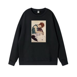 Egon Schiele"Seated Woman with Bent Knee" sweatshirt